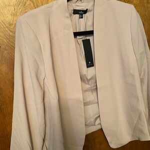 Lulu's Women's Cream Blazer